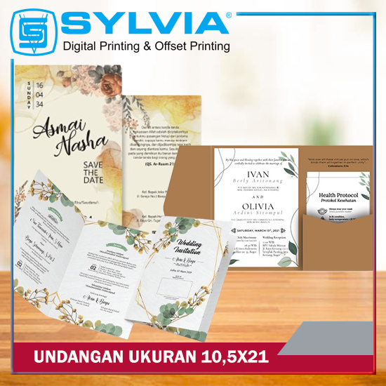  Undangan Ukuran 10,5X21