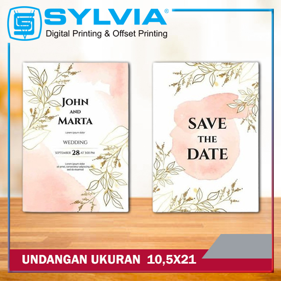  Undangan Ukuran 10,5X21