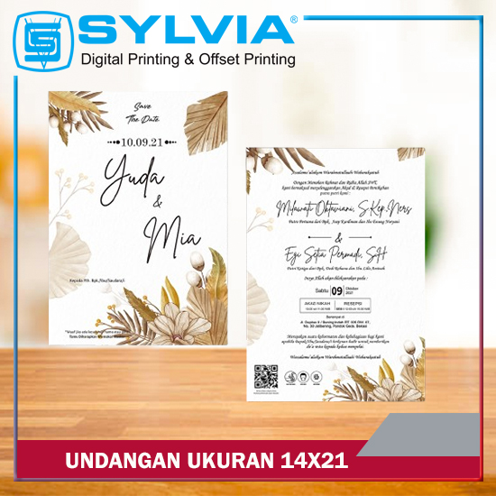  Undangan Ukuran 14X21