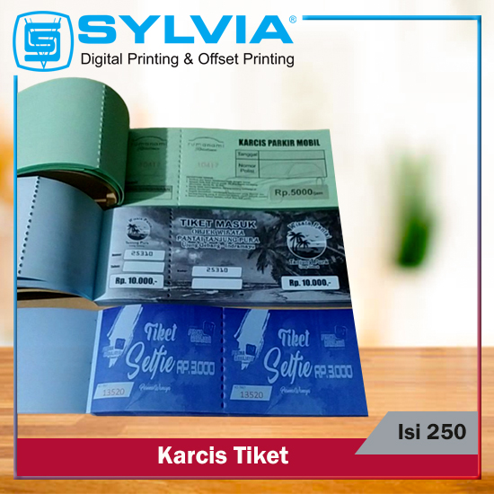 Cetak HVS F4 Biru 1 Rim (Isi 250) 2 Warna Tinta