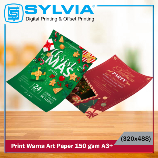 Print Warna Art Paper 150 gsm A3+ (320x488)