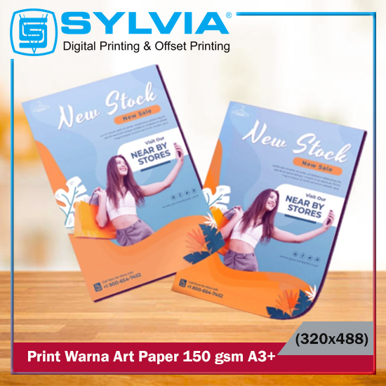Print Warna Art Paper 150 gsm A3+ (320x488)