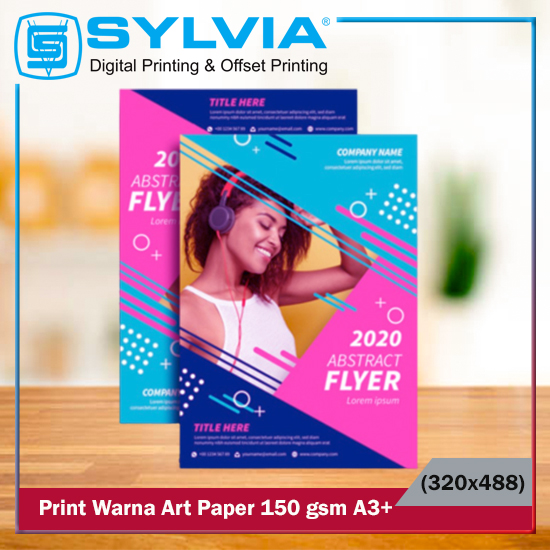 Print Warna Art Paper 150 gsm A3+ (320x488)
