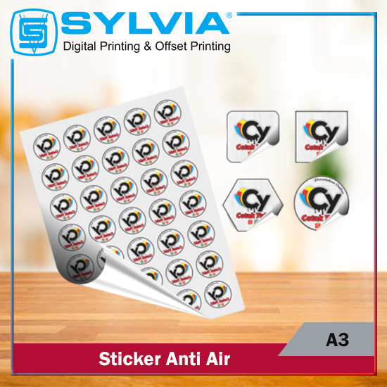 Stiker  Vynil (Anti Air) A3