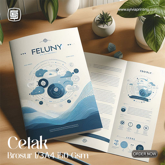 Brosur Flyer 1/3 A4 150Gsm