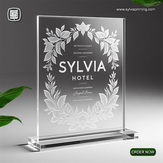 Plakat Akrilik Grafir Tebal 5mm (Uk A4) 