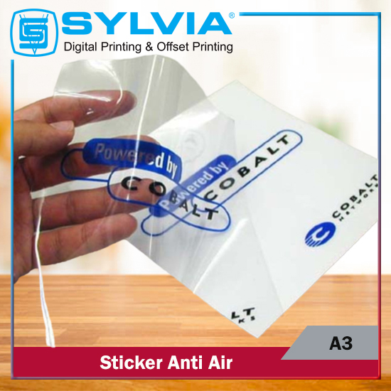 Stiker  Vynil (Anti Air) A3