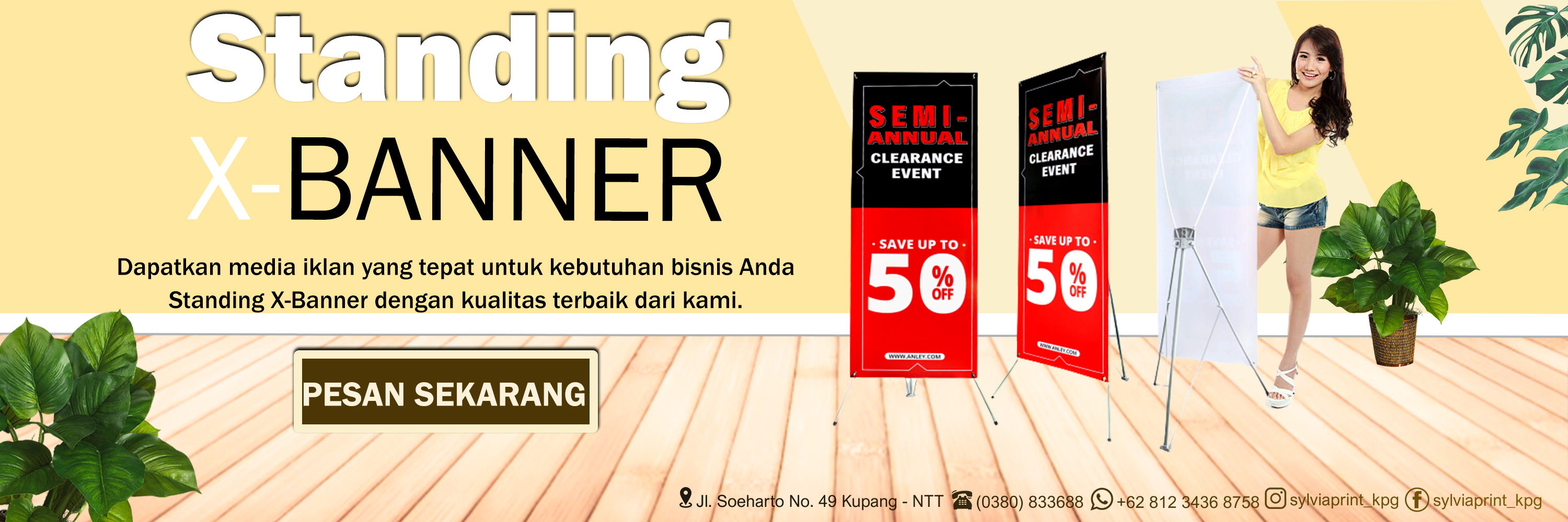 slideshow standing banner